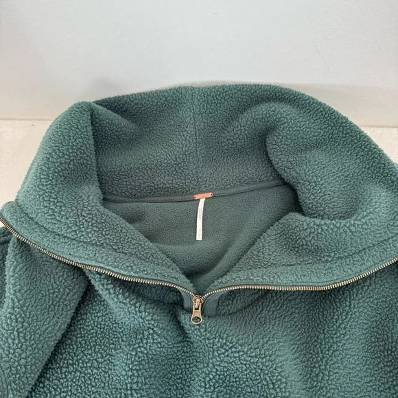 FREE PEOPLE poppy pullover in forest pine size L - Picture 8 of 13